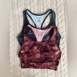 NWOT, Set of two harmony balance yoga sports bras, size S